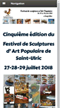 Mobile Screenshot of festivalsculptureartpopulaire.com
